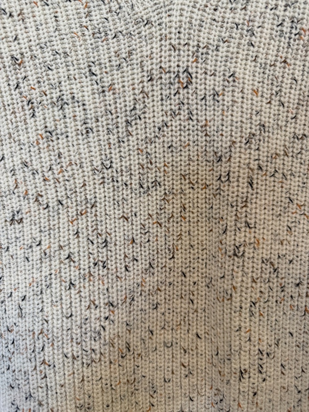 Evereve Marley Cream Speckled V-Neck sweater tank NWT XL - Picture 2 of 5
